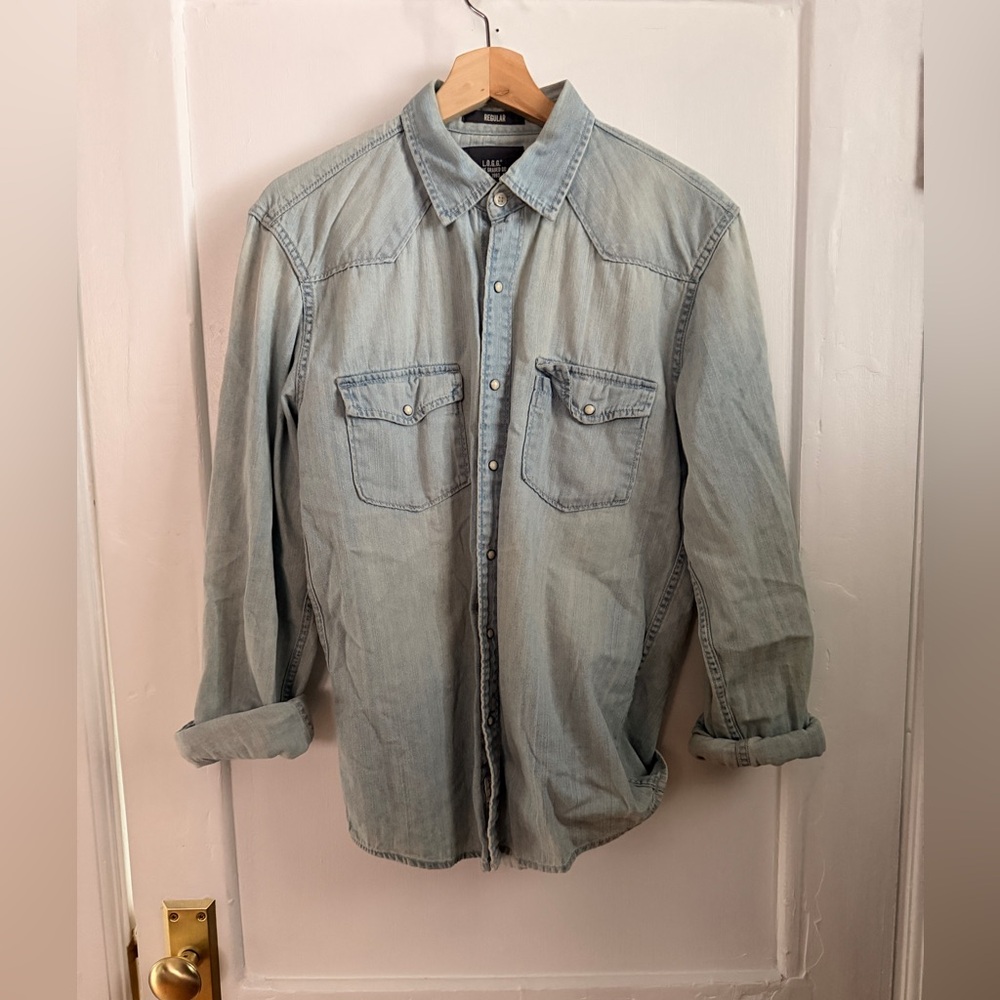 H&M Denim Button-Up Shirt